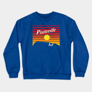 Platteville Sunset Crewneck Sweatshirt